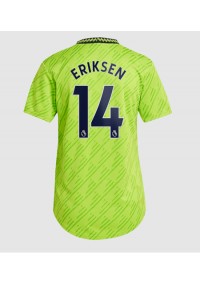 Manchester United Christian Eriksen #14 Fotballdrakt Tredje Klær Dame 2022-23 Korte ermer